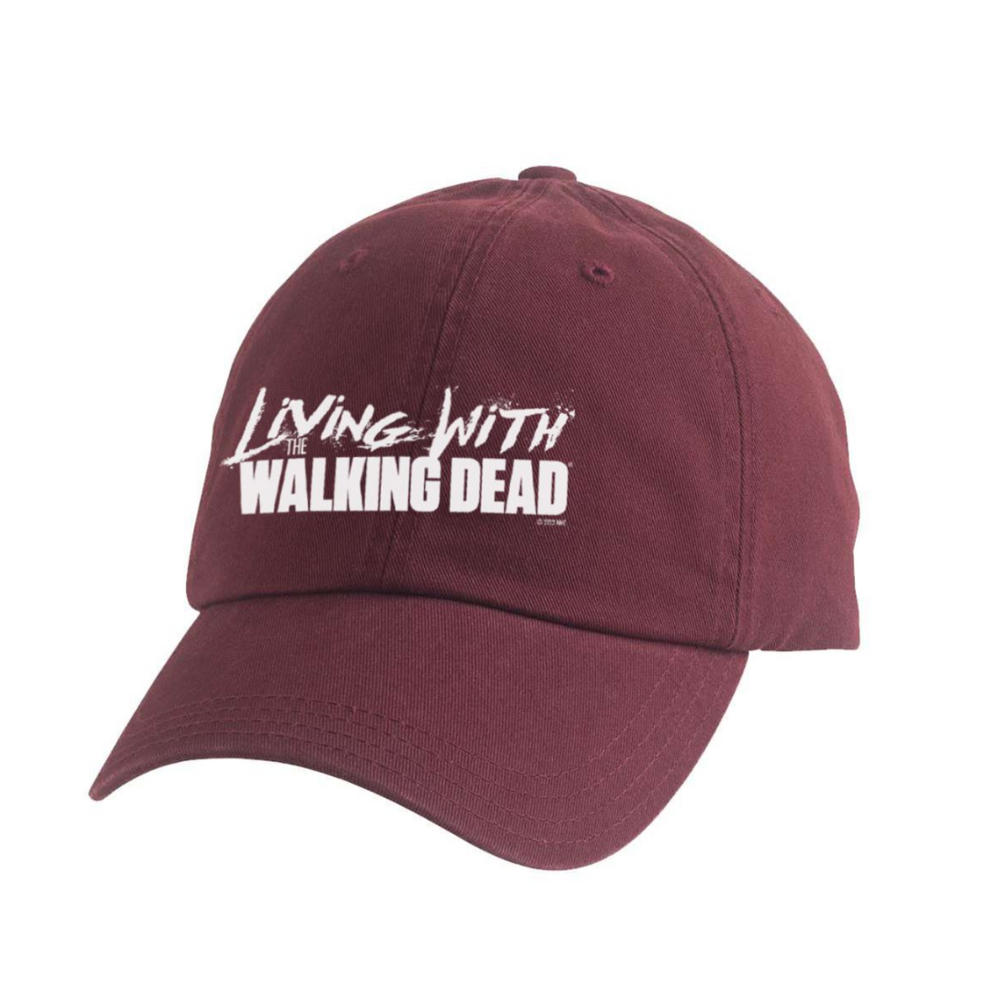 LIVING WITH THE WALKING DEAD HAT RED